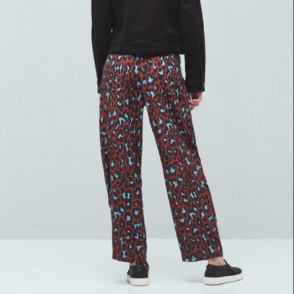 MANGO NWOT Casual Cheetah Pants - Picture 7 of 8